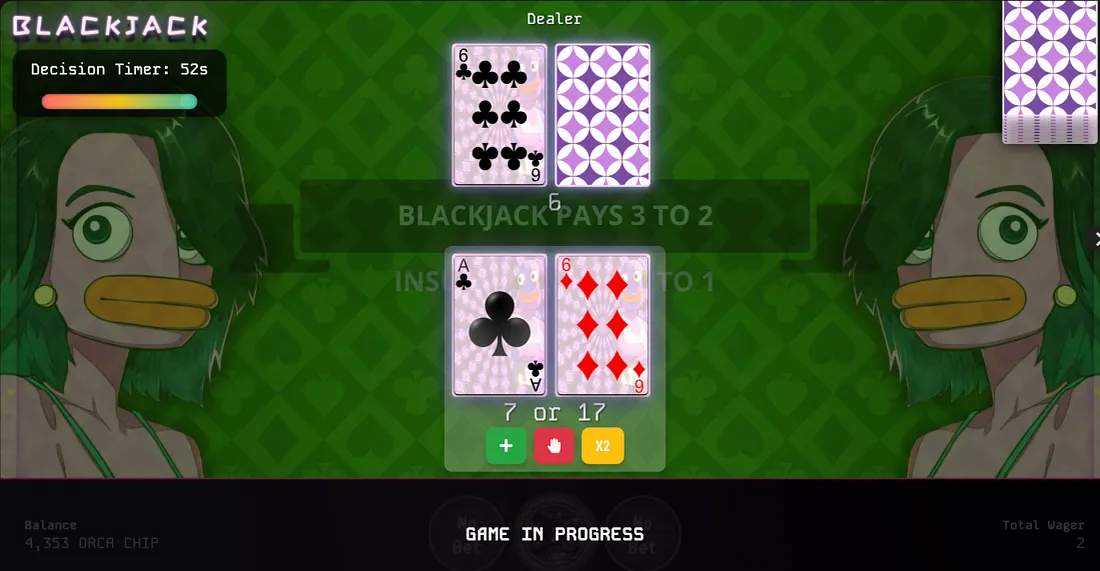 Blackjack Interface